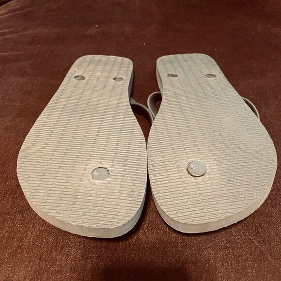 Super Rare Extra Wide Thong Straps Havaianas Mens Olive Green 11/12 US 45/46 EUR - Picture 7 of 7